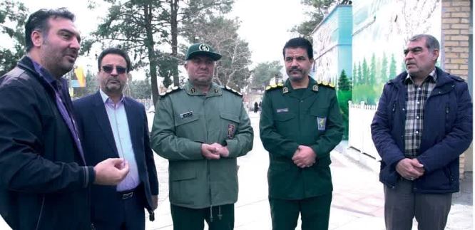 رونمایی از دیوار نگاره شهید سلیمانی