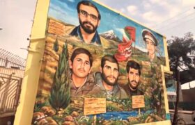 اجرای دیوار نگاره سرداران شهید خلیل آباد