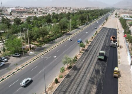 آسفالت لاین کندرو مجموعه ورزشی امام خامنه‌ای(مد ظله العالی)