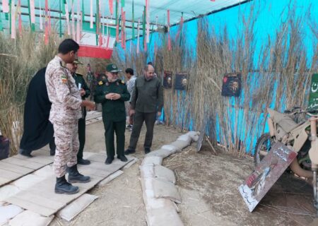 بازدید سردار قاسمی از نمایشگاه های کنگره ملی شهید مدرس