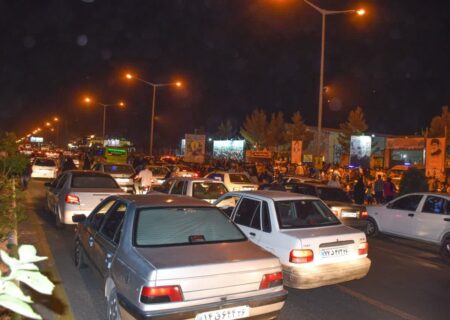 تصاویر استقبال مردم ترشیز بزرگ  از نمایش بزرگ سروهای سَهی